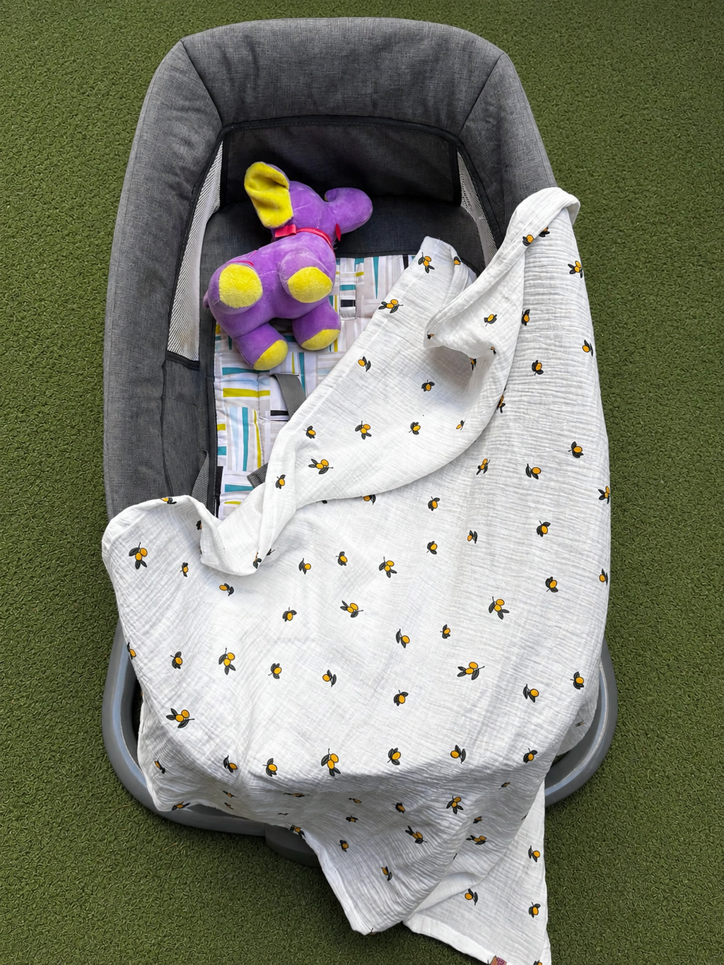 lemonz girl muslin blanket