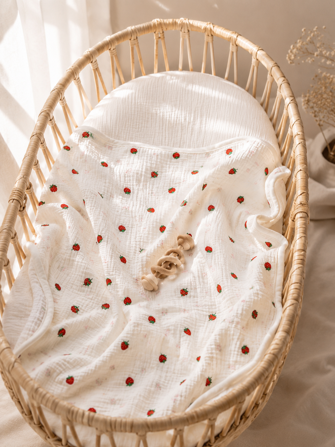 Strawberry muslin bundel