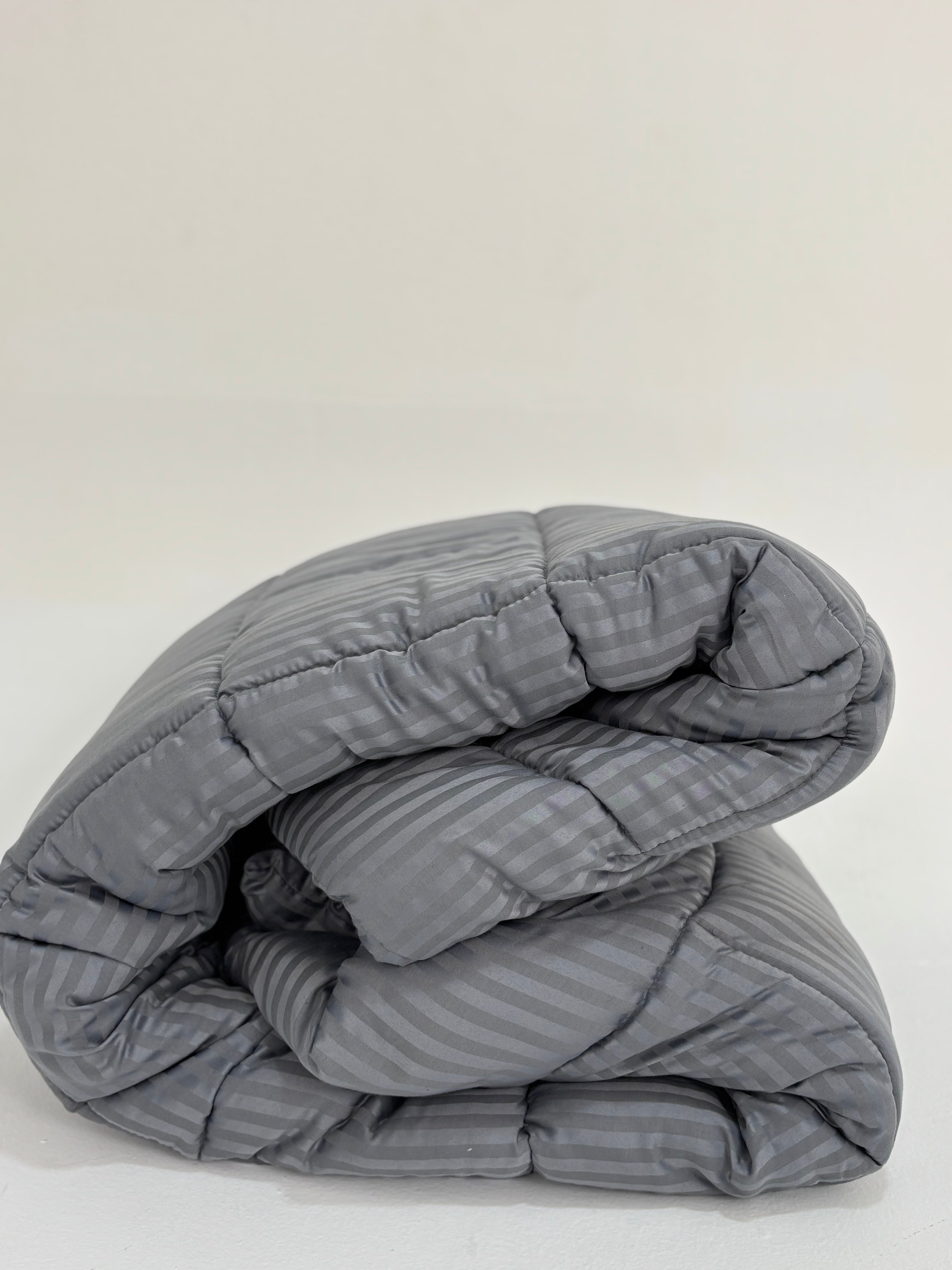 satin stripe duvet