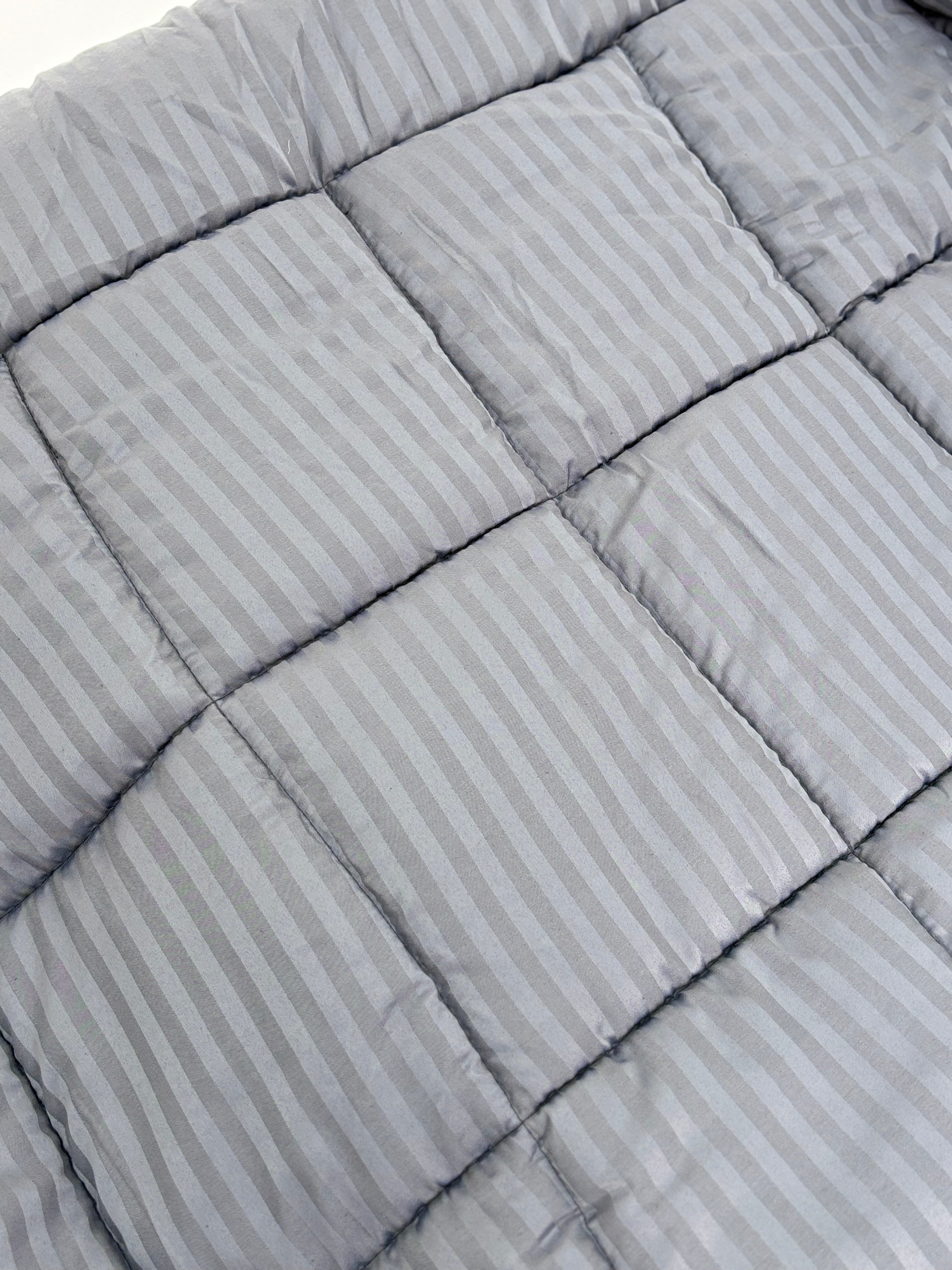 satin stripe duvet