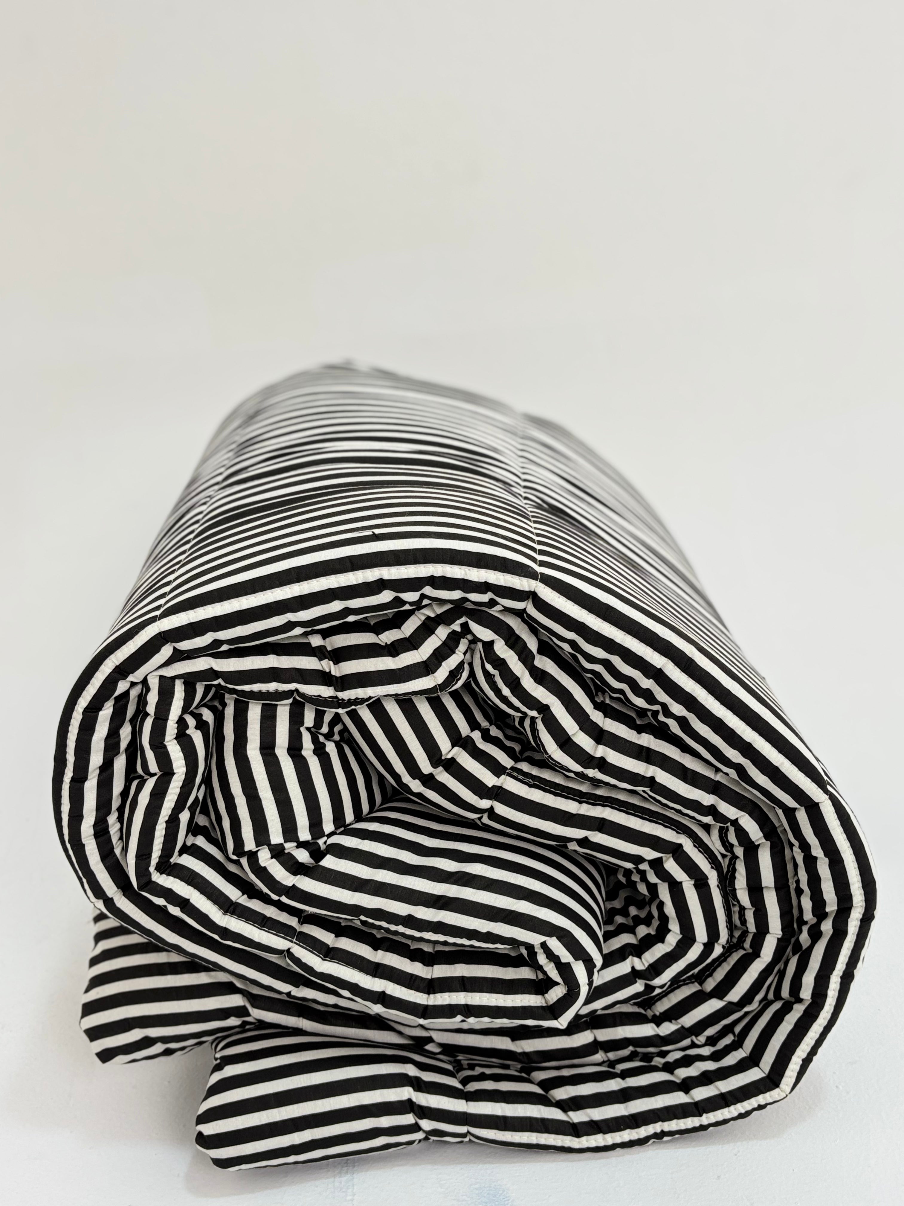 stripe duvet