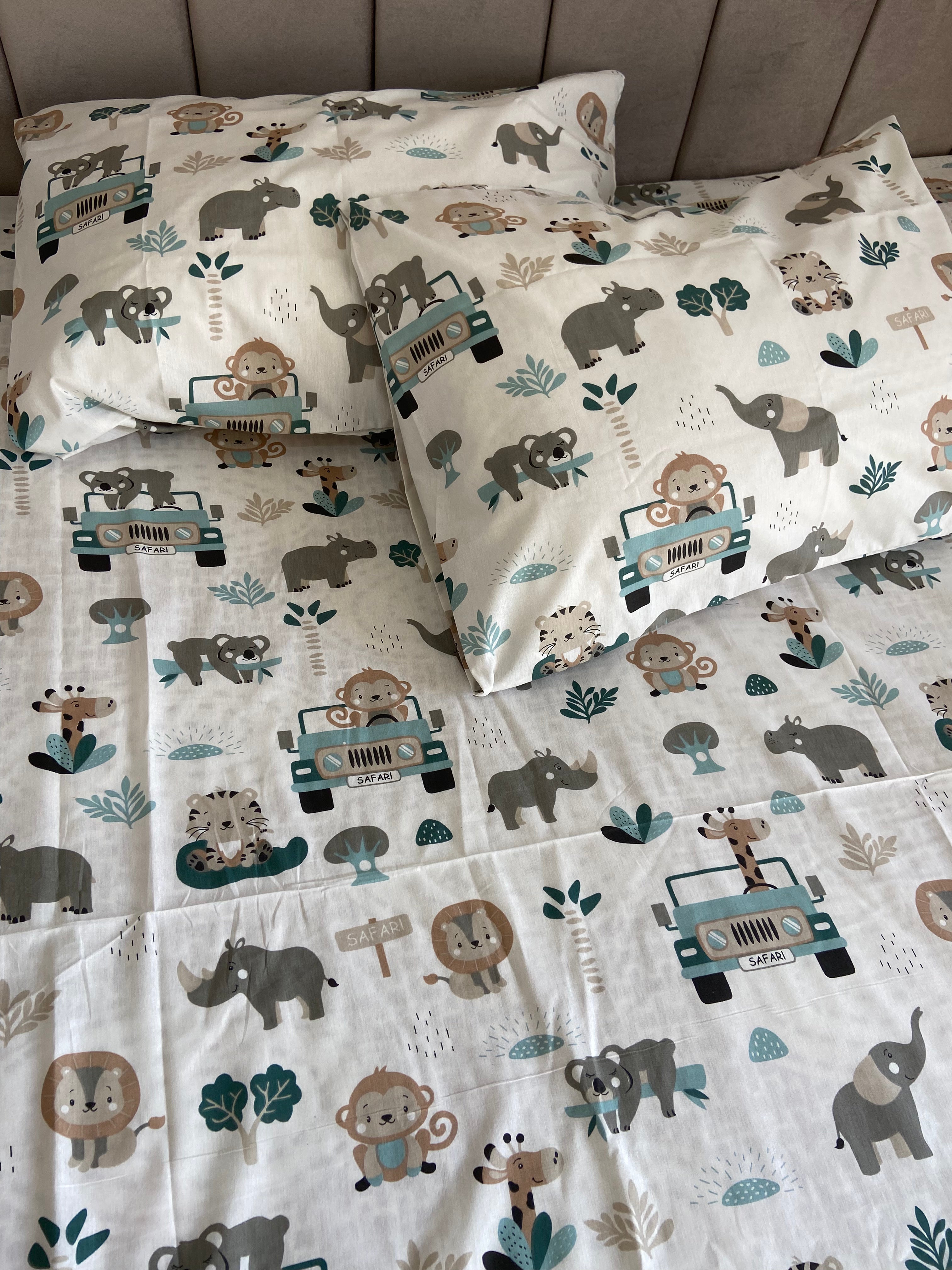 Safari friends sheet set