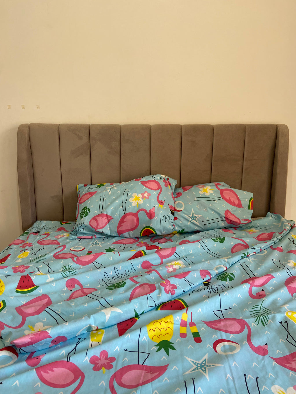 flamingo sheet set