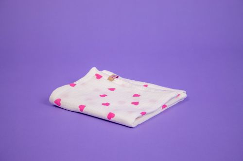 little love muslin blanket