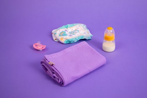 lavender Muslin blanket