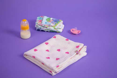 little love muslin blanket
